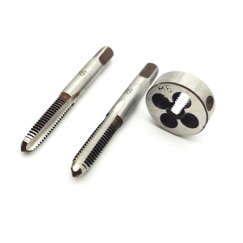 AtticZone M6 x 1.0 Metric Hand Thread Tap and Die Set, Right Hand - size: M6x1.0
