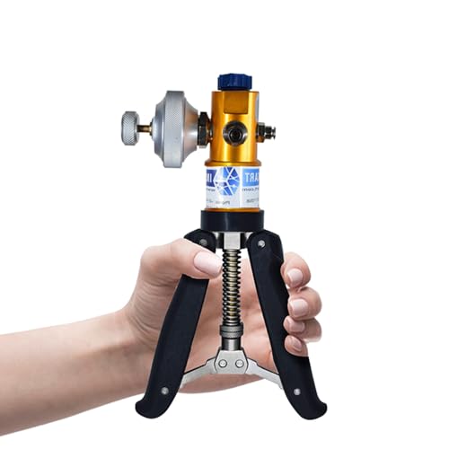 Hand Operated Pressure and Vacuum Calibrator (Range: -13 to 435 PSI) (Only Hand Pump) for Calibration Labs, Field Calibration and Pressure Gauge Calibration | Model: AI-DP1-2200 - size: AI-DP1-2200 Only hand pump
