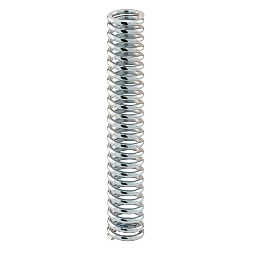 Prime-Line SP 9736 Compression Spring, Spring Steel Construction, Nickel-Plated Finish, 0.162 Gauge x 1-1/8 in. x 7 in. (Single Pack)