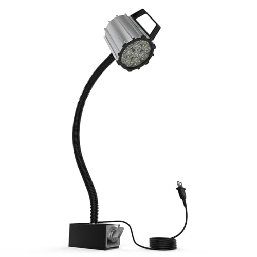 Led Machine Light, 18W Swing arm Machine Work Light, 110-220v - size: magnetic light