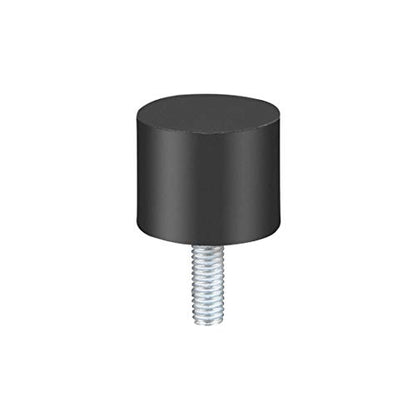 uxcell M6 Thread Rubber Mounts,Vibration Isolators,Cylindrical Shock Absorber with Studs 25 x 20mm 4pcs - size: M6x25x20mm