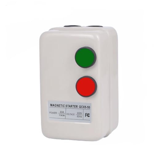 Magnetic Motor Starter 220V Magnetic Electric Motor Starter for Air Compressor, 3-Phase/Single-Phase Switch Magnetic Starter - style: 220v 11KW-15HP