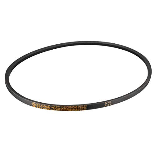 uxcell A41 Drive V-Belts 41" Inner Length 13mm Width 8mm Thick JIS Standard A-Section Rubber Drive Industrial Transmission Belt - size: 41"