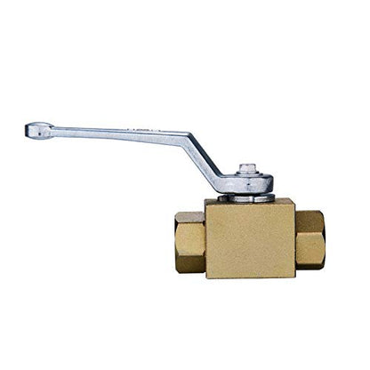 Taixin Hydraulic High Pressure Ball Valve 2 Way 3/8''NPT 7250 PSI KHB Hydraulic Valve Yellow - size: 3/8 NPT YE, style: KHB