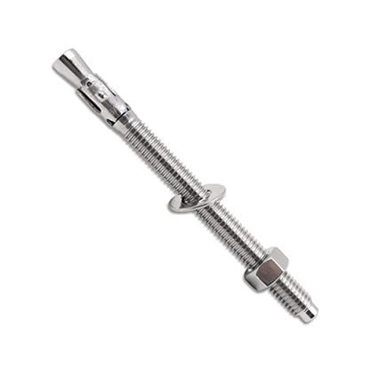 3/8 Concrete Anchors, Stainless Steel Wedge Anchors, 5 Pack - size: 3/8" x 5"