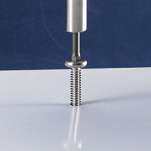 #12 x 1-1/2" Sheet Metal Screws 100Pcs 410 Stainless Steel Flat Head Socket Cap, Tek Self Tapping Screws With Allen Socket Drive by SG TZH - size: #12 x 1-1/2"
