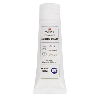 2oz Food Grade Silicone Grease for Plumbers, Valves & O-Rings - size: 1 Pack (2oz)