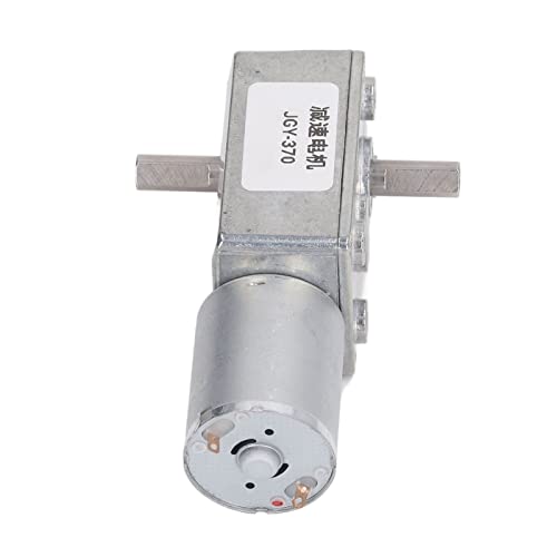 DC 12V Gear Motor, Gear Motor with 12mm Double Shaft Self Locking Reversible High Torsion Speed Reduction, for Remote Controlled Curtains, for BBQ Grills (10RPM) - style: 10RPM
