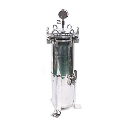 Stainless Steel Bag Filter Housing Solid-Liquid Separation Tool - size: DN15 NPT