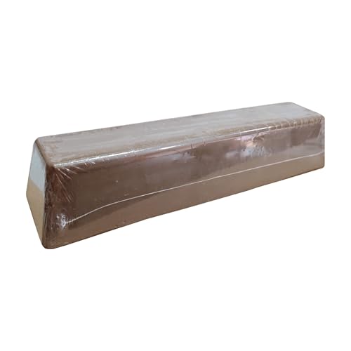 1.1 Pound Brown Tripoli Aluminum Brass Polishing Buffing Compound Bar 1pc - color: Brown