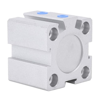 Double Acting Aluminum Air Cylinder 20mm Bore 10mm Stroke with Oil Storage Function for Industrial Automation