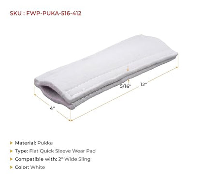 Mytee Products Yellow Polyester Web Sling Wear Pad for Rigging and Lifting Slings Protection - size: 1 - Pack, style: Pukka Sling Sleeve (4" x 12" - 5/16")