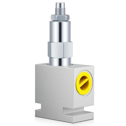 Adjustable Aluminum Pressure Relief Valve, 20 Gpm; 3000 Psi; #8 Sae (3/4-16 Orb), Hydraulic Pressure Control Valve for Systems and Pumps