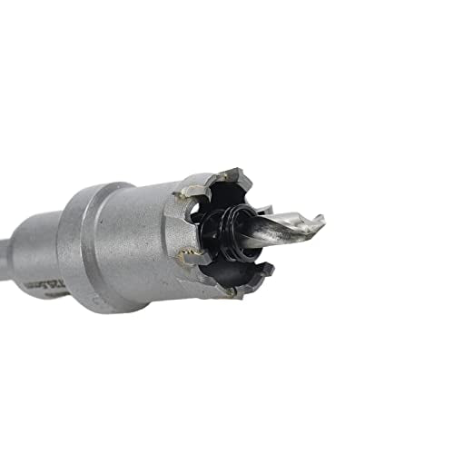 Carbide Tipped Hole Saw Drill Bit 1"/25.5mm Cutting Dia Hole Saw Cutter for Metal - size: 1"/25.5mm