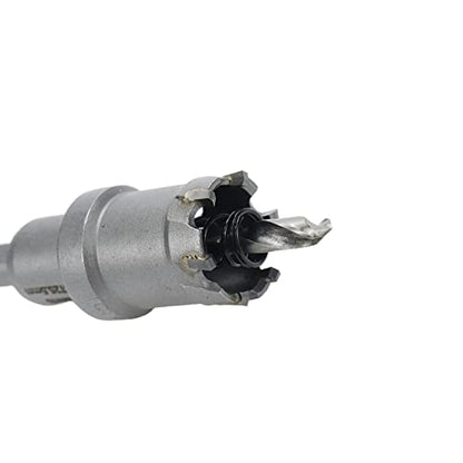 Carbide Tipped Hole Saw Drill Bit 1"/25.5mm Cutting Dia Hole Saw Cutter for Metal - size: 1"/25.5mm
