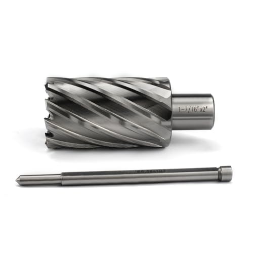 Annular Cutter JESTUOUS 3/4 Inch Weldon Shank 1-7/16 Cut Dia 2 Cut Depth