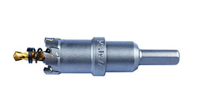 McJ Tools 7/8" TCT Hole Saw Long for Stainless Steel Cutting, Thick Metal Cutting, Ideal for Electricians, Plumbers, Mechenicians, Metal workshops - size: 7/8", style: Imperial System