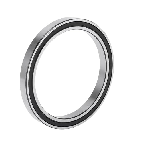 ACROPIX 6816DDU Deep Groove Ball Bearings 80x100x10mm Silver Tone Black - size: 80x100x10mm, style: 6816DDU
