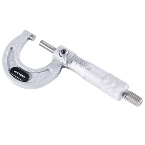 Accusize Industrial Tools 0-1'' by 0.0001'' Ultra-Precision Outside Micrometer, Eg00-0001 - size: 0-1"