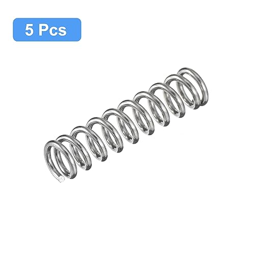 uxcell 5Pcs Compression Spring 304 Stainless Steel 5mmOD,0.8mmWD,20mmFL - size: 0.8mmx5mmx20mm