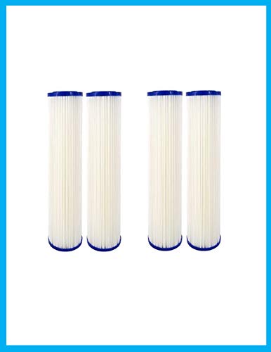 CFS Pleated Filters for WPC0.35-975, 0.35 Micron, 9.75 x 2.75 in, 4 Pack - size: 4 Count (Pack of 1)