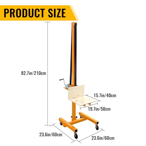 Portable Lifter, Cabinet Lift, 331 Lbs Capacity Steel Material Lift, Cabinet Lifter for Installing Cabinets and Warehouse Material Handling,Cabinet Lift