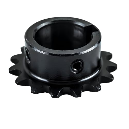 Jeremywell #35 Roller Chain Sprocket, 15 Tooth B-Hub, 1" Bore