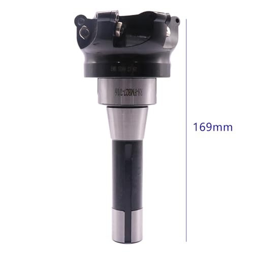 3.15"/80mm Cutting Dia 6 Flute EMR 5R80-27-6T Shell Cutter Set, R8 Arbor