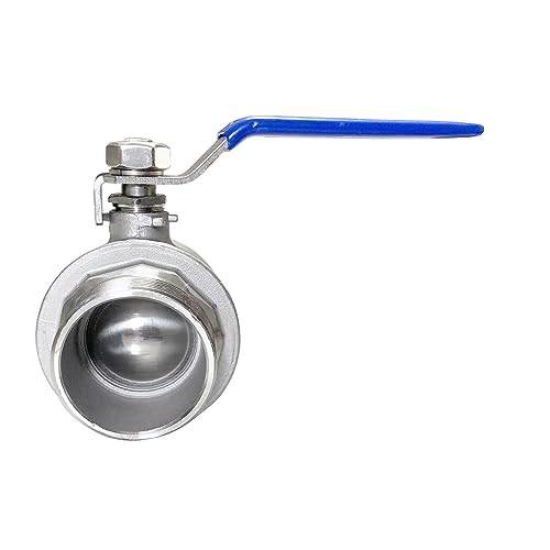 1-1/2" Male to Female Thread Full Port Ball Valves NPT 304 Stainless Steel for Water Oil Gas WOG1000 - size: 1-1/2 Inch