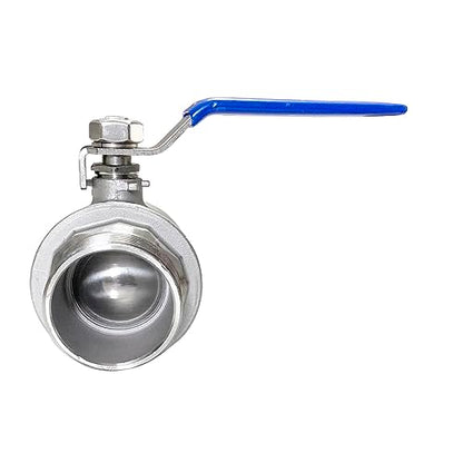 1-1/2" Male to Female Thread Full Port Ball Valves NPT 304 Stainless Steel for Water Oil Gas WOG1000 - size: 1-1/2 Inch
