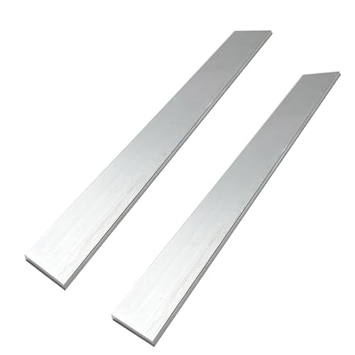 2 Pcs 1/8" X 2" Square Aluminum Flat BAR 16" Long .6061 Aluminium, 3mm X 50mm X 406mm Aluminum Flat Plate, T6511 Solid New Mill Stock - size: 1/8"X 2"X16", style: 16inches