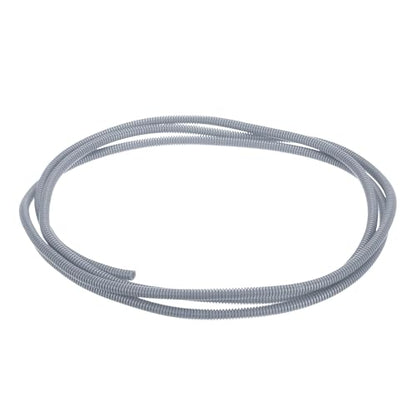 MECCANIXITY Plastic Split Wire Loom Tubing 1/4"(6.5mm) ID 10FT(3.0m), Gray - color: Gray, size: 1/4"(6.5mm) ID x 10FT(3.0m)