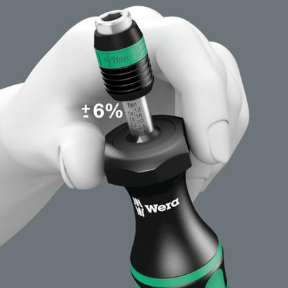 Wera Kraftform Torque Screwdriver Set, 0.3-3.0 Nm, Rapidaptor, 26 Pc
