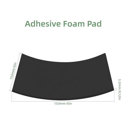 8Pcs Black EVA Foam Pad 6in x 6in x 1/8in High Density Closed Cell Foam Sheet, Soundproofing & Flame Heat Resistant & Without Leaving Residue for Appliances Crafts Outdoor Furniture DIY Electronics - size: 6in x 6in x 1/8in