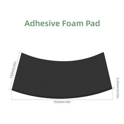 8Pcs Black EVA Foam Pad 6in x 6in x 1/8in High Density Closed Cell Foam Sheet, Soundproofing & Flame Heat Resistant & Without Leaving Residue for Appliances Crafts Outdoor Furniture DIY Electronics - size: 6in x 6in x 1/8in
