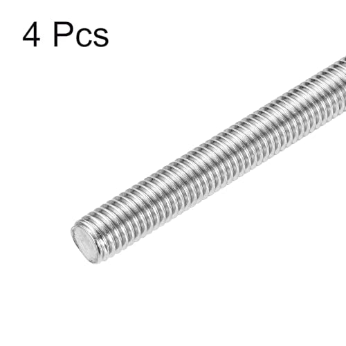 MECCANIXITY Fully Threaded Rod 1/2"-13 UNC Thread Pitch 304 Stainless Steel Right Hand Threaded Rods Bar Studs,3.23 inch 4 Pack - size: 1/2"-13 UNC x 3.23 inch