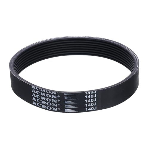uxcell 140J8 PJ V-Ribbed Belt 8 Ribs 14" L x 0.74" W x 0.14" H, EPDM - size: 140J8