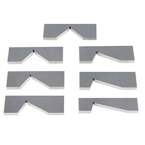 waltyotur 17 PC Precision Angle Block 1/4 to 45 Degree Set Machinist Tool