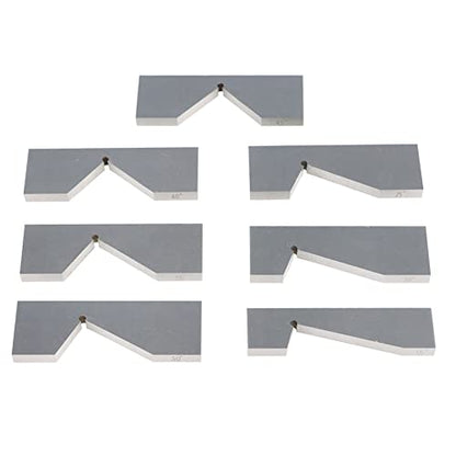 waltyotur 17 PC Precision Angle Block 1/4 to 45 Degree Set Machinist Tool