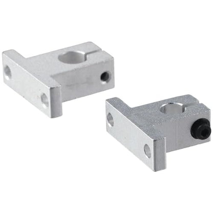 4Pcs SK10 Linear Rod Rail, 10mm Shaft Support, Linear Motion Guides, Axis Vertical, Bracket/Bearing, Aluminum Frame Polished Rod Holder