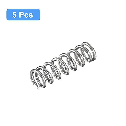 uxcell 5Pcs Compression Spring 304 Stainless Steel 5mmOD,0.8mmWD,15mmFL - size: 0.8mmx5mmx15mm