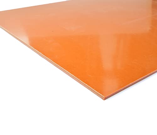 3x300x400mm Red Bakelite Phenolic Laminated Resin Sheet Plate Board PCB Used in Electrical and Electronic Fixtures, DIY and Crafts - size: 3x300x400MM