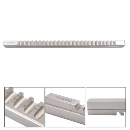findmall 20mm Keyway Broach, F Push Type, High Speed Steel
