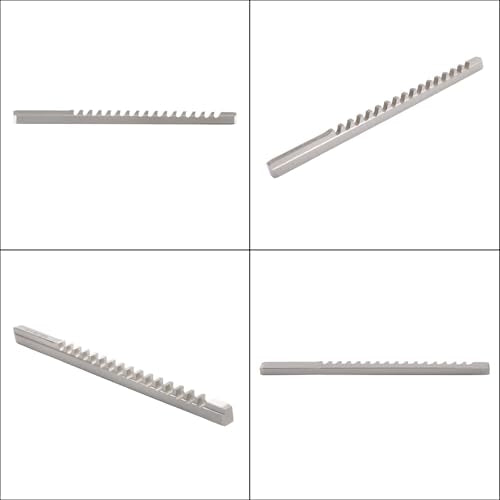 findmall B1-5mm High Speed Steel Keyway Broach Set, with 1 Shim