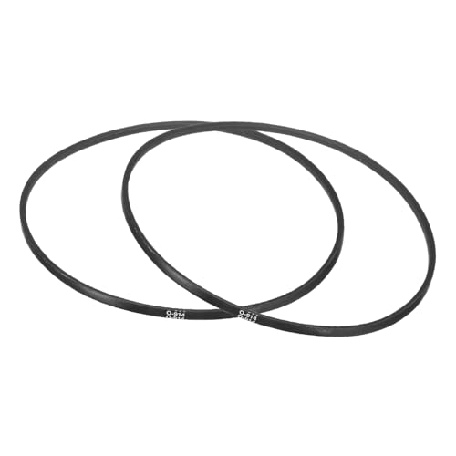 uxcell 2Pcs O-914 O Type V-Belt 914mm/36 Inner Length x 0.39" Width x 0.24" Height, O-Type Closed-Loop Rubber Transmission Belt - size: O-914
