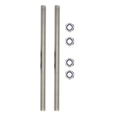 M14x250mm Threaded Rod 2 pcs 304 Stainless Steel Metric Fully - size: M14*250mm