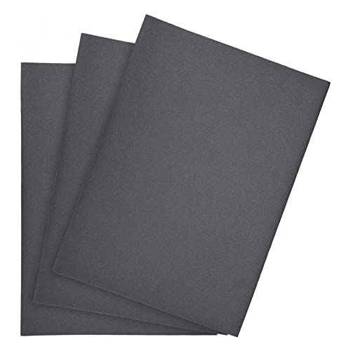 uxcell 360 Grits Sanding Sheets 9-inch x 11-inch Wet Dry Silicon Carbide Sandpaper for Wood Furniture Metal Polishing 3pcs - style: 360 Grit
