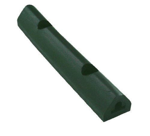 Vestil M-2-18 Extruded Rubber Fender Bumper 18 In. x 2 In. x 1-3/4 In. Black - size: 18" L, 2" W, 1.75" D