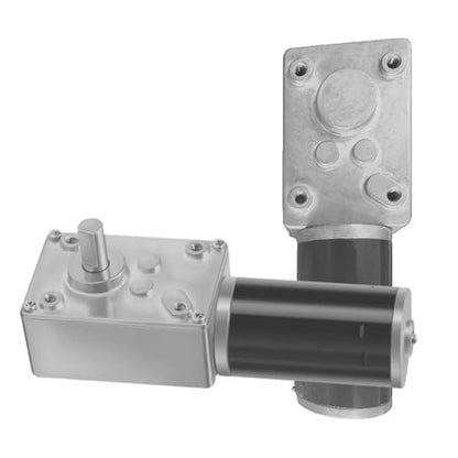 CHANCS DC 12V 1RPM Turbo Worm Motor Self-Locking Gearbox Motor for Window Opener,Motorized Curtains - size: 1RPM