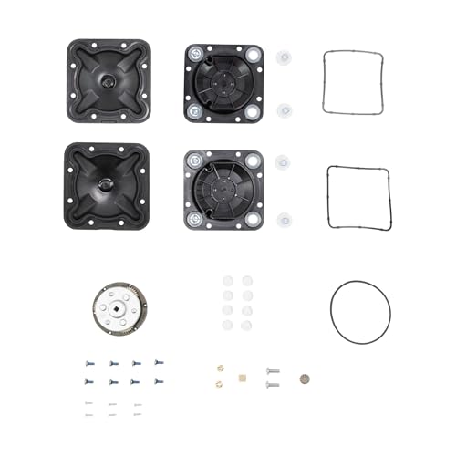 Fill-Rite 400KTH1456 Diaphragm Rebuild Kit – OEM Maintenance Kit for 400B Series Chemical Transfer Pumps, Filcon Diaphragms with Gaskets, Hardware & Internal Pump Components - style: 400 Filcon Rebuild (B)